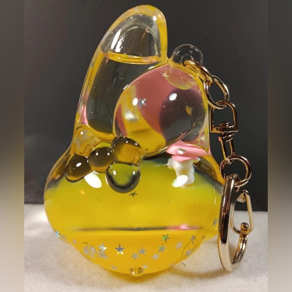 Hello Kitty & Friends Sanrio My Melody Glass Keychain Yellow Cute Tsunameez - Picture 7 of 9
